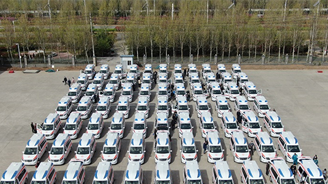 76 Vito Negative Pressure Ambulances have been Delivered to the Health Commission of Henan Province.